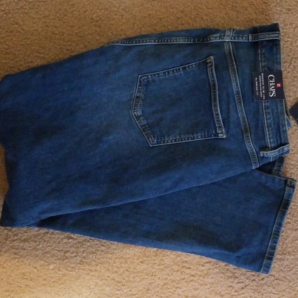 NWT Chaps Madden Slim Leg size 16